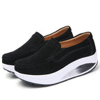 Outdoor Slip-on Platform Shoes Women’s Premium Quality Shoes Casual Summer Shoes - 8228 Height Increasing Black / 35