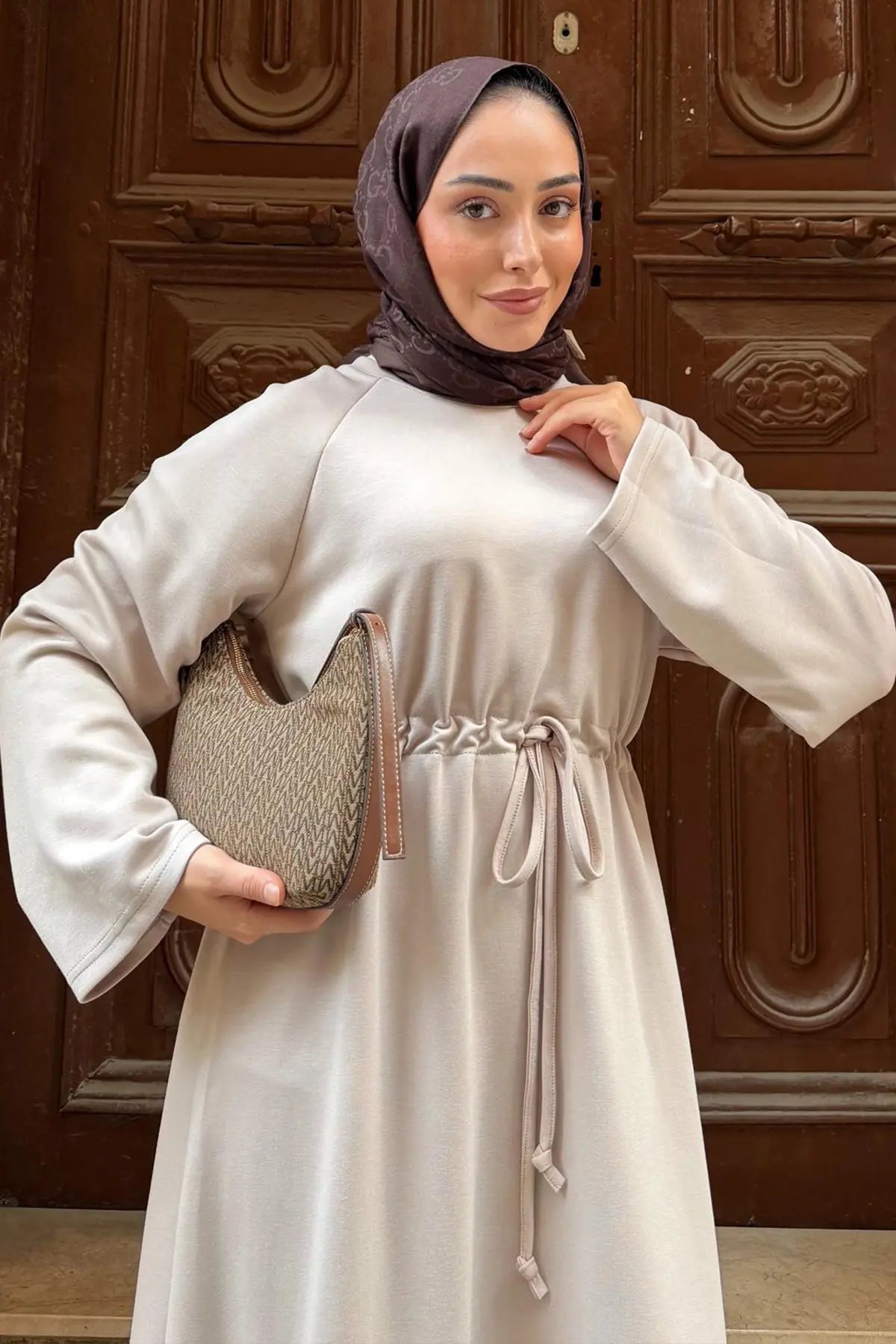 Oysho Hijab Dress | Vison – NEOMODEST product image 2