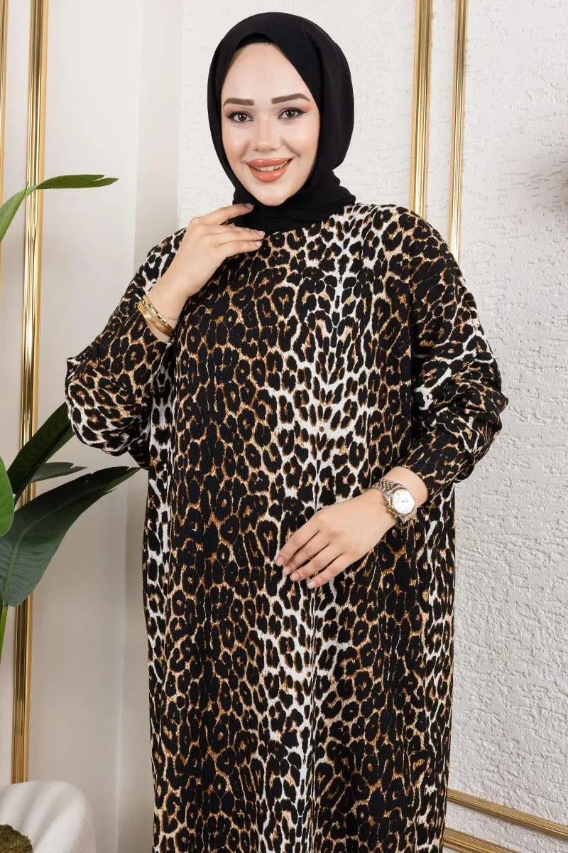 Mec Patterned Crepe Dress