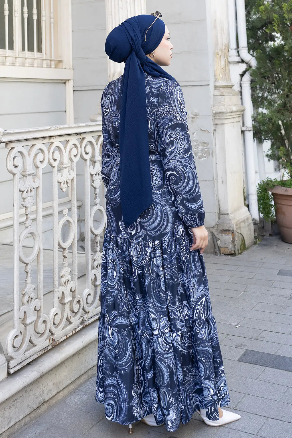 Mec Patterned Hijab Jessica Dress