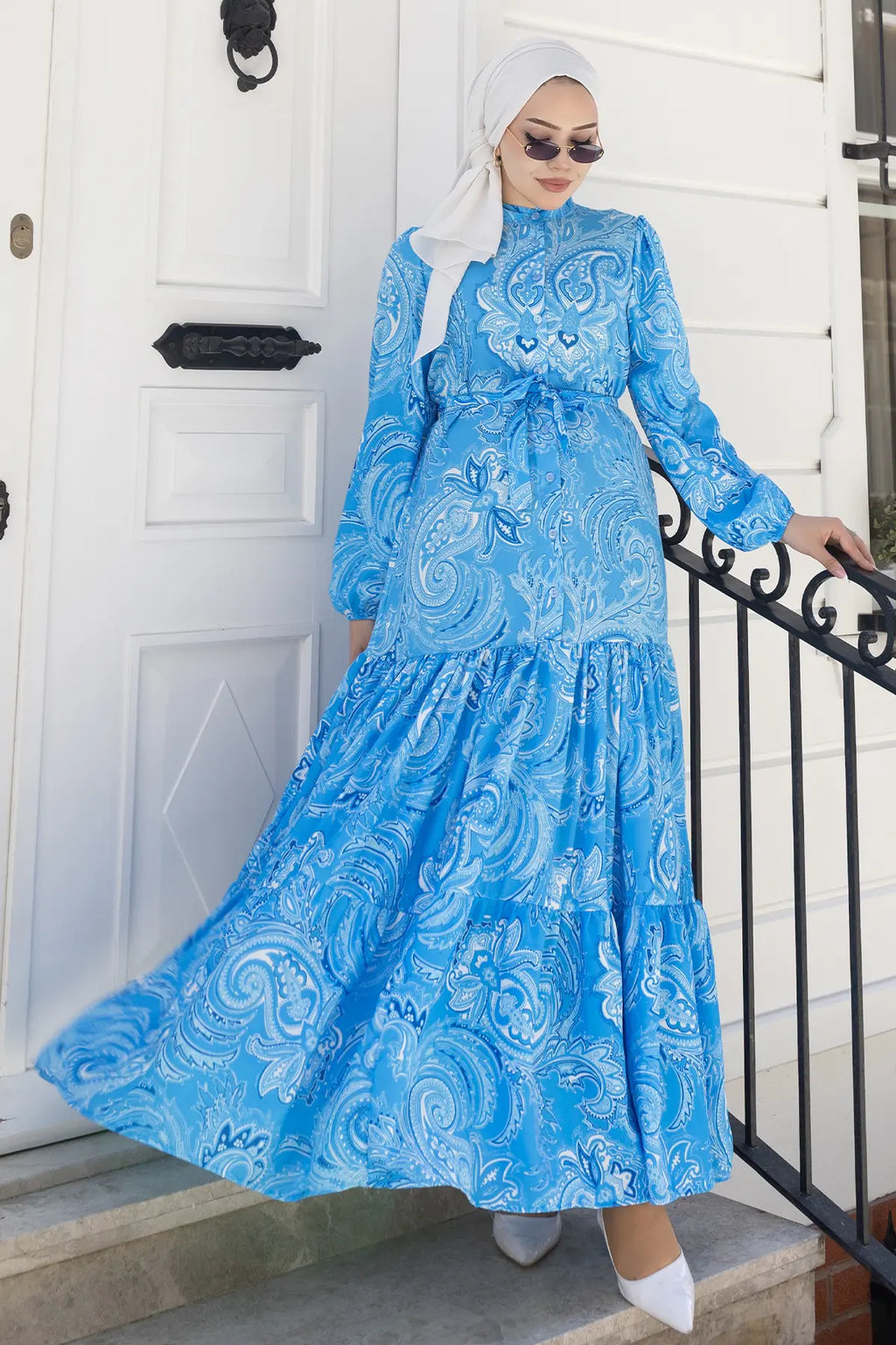 Mec Patterned Hijab Jessica Dress