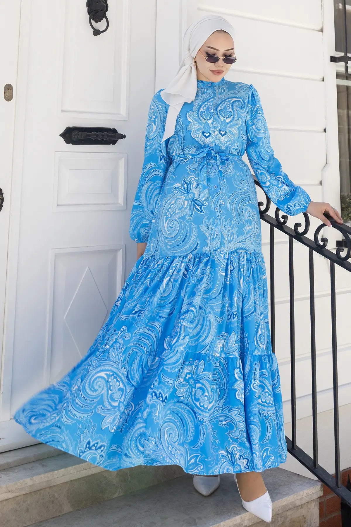 Mec Patterned Hijab Jessica Dress