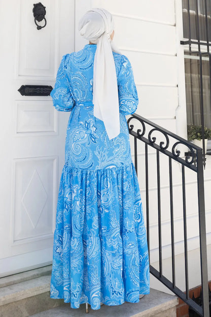 Mec Patterned Hijab Jessica Dress
