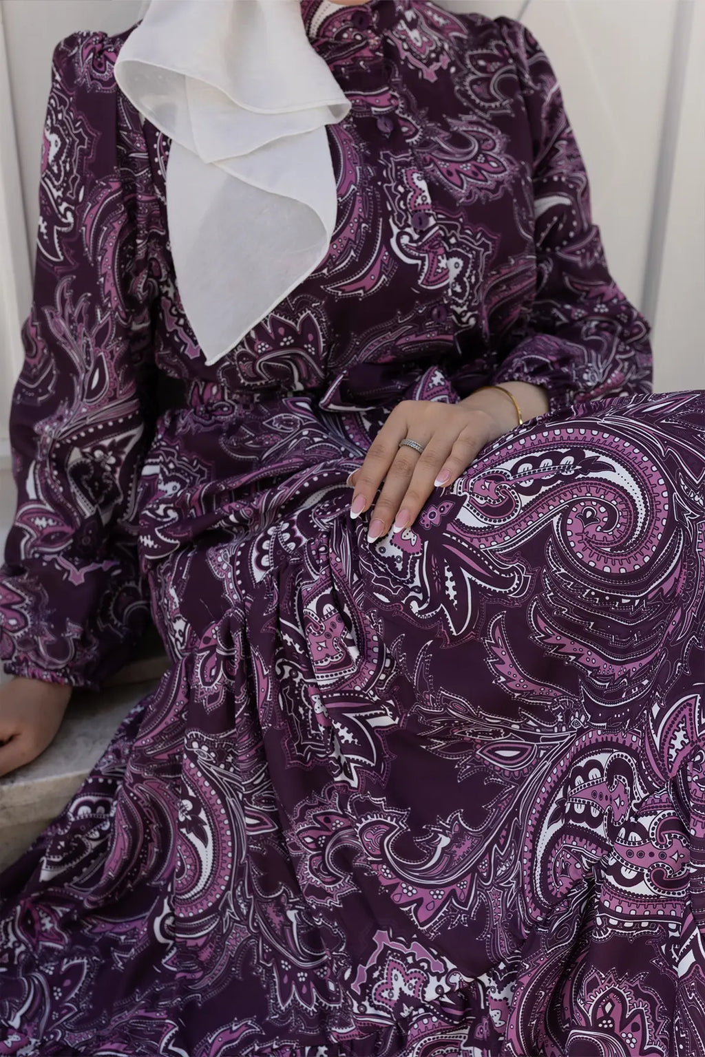 Mec Patterned Hijab Jessica Dress