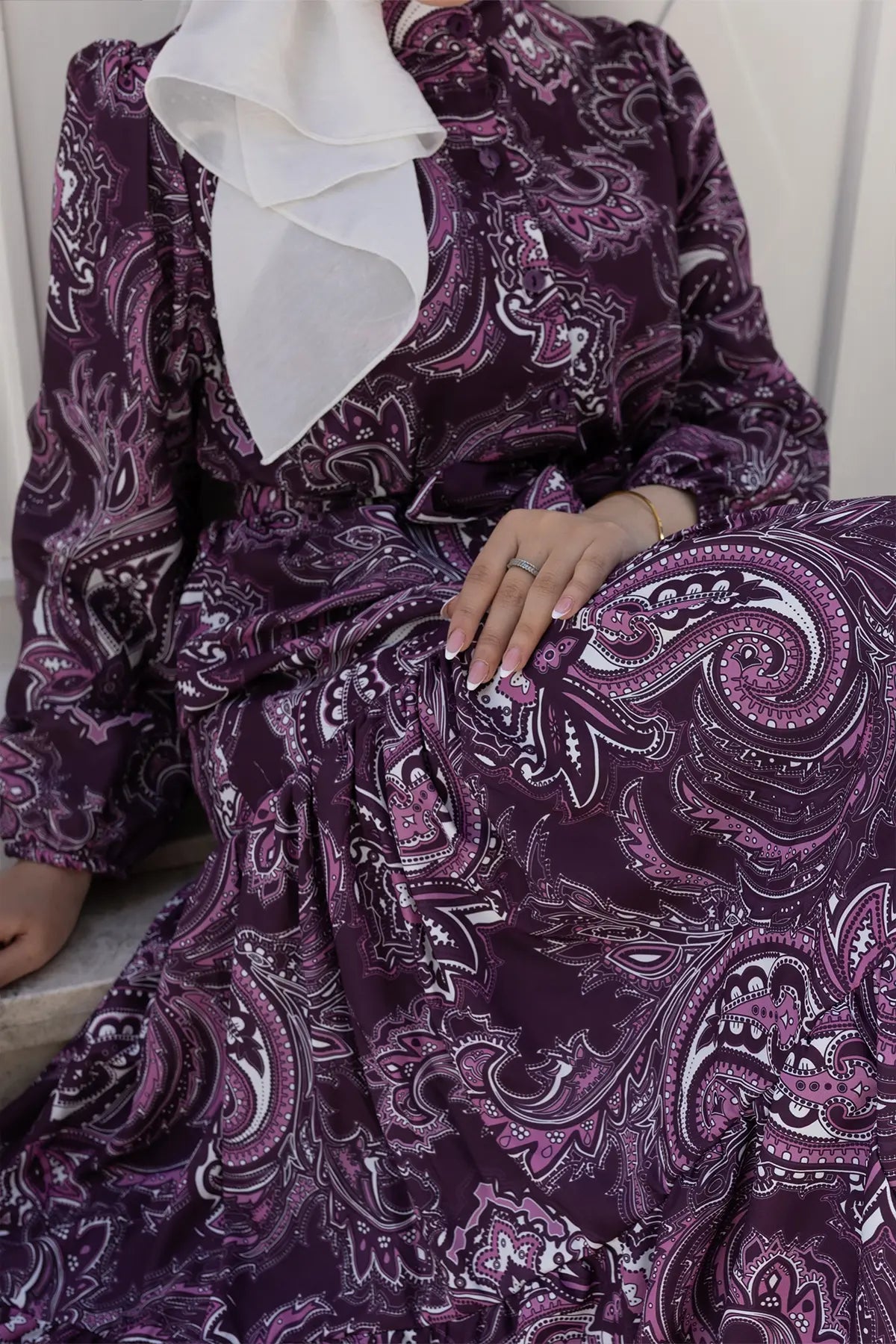 Mec Patterned Hijab Jessica Dress