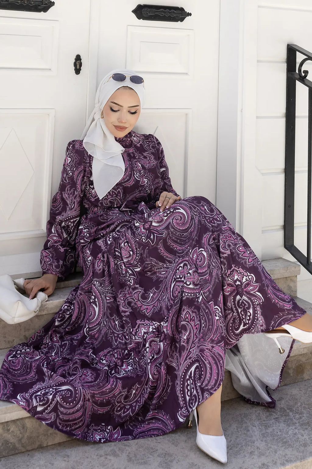 Mec Patterned Hijab Jessica Dress