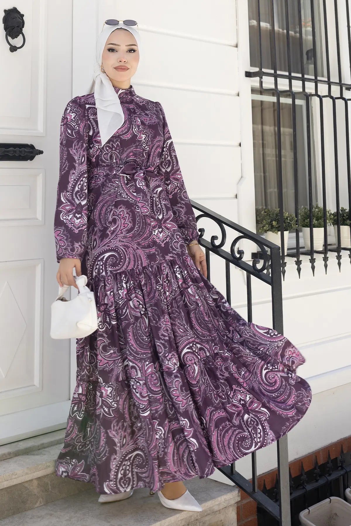 Mec Patterned Hijab Jessica Dress