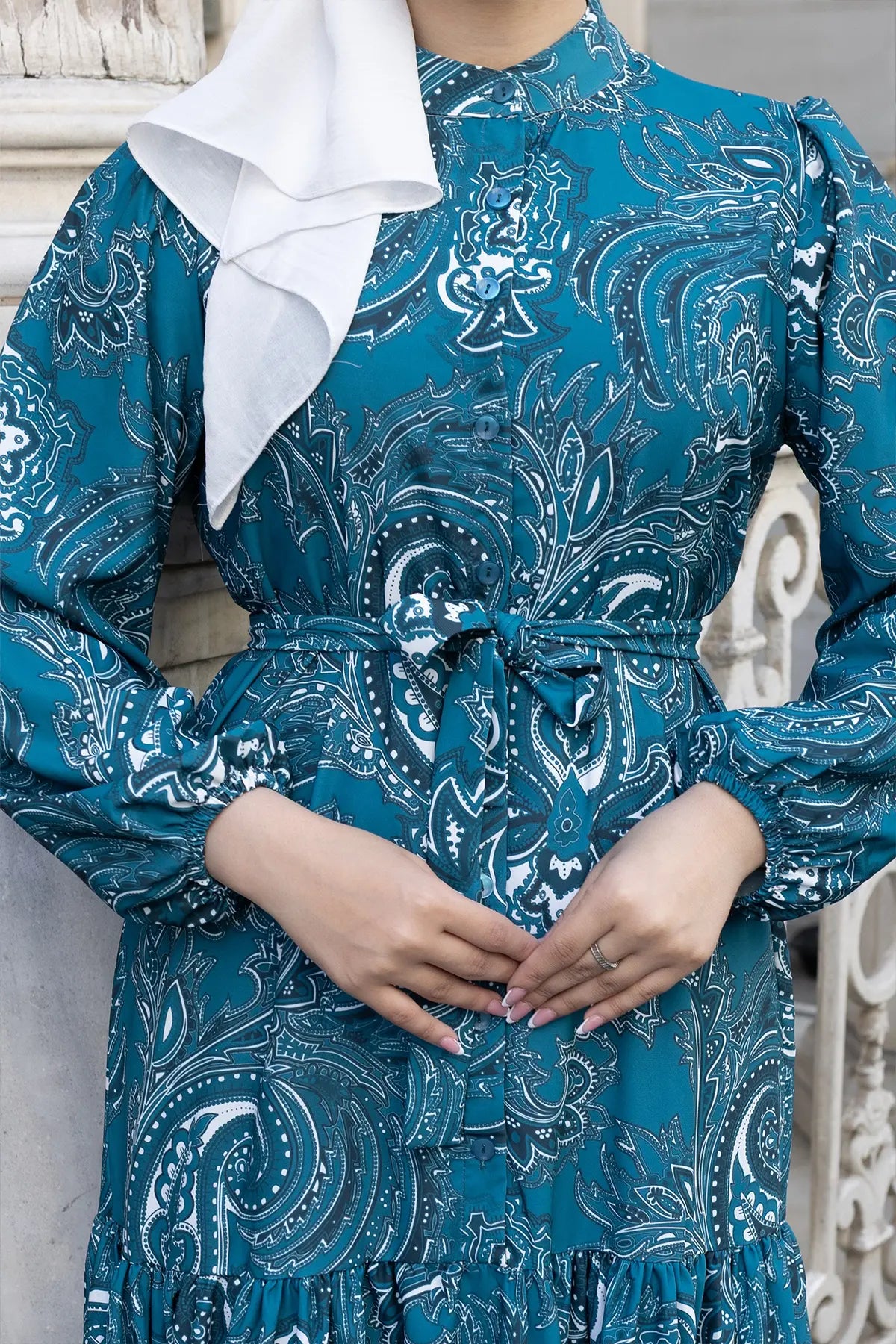 Mec Patterned Hijab Jessica Dress