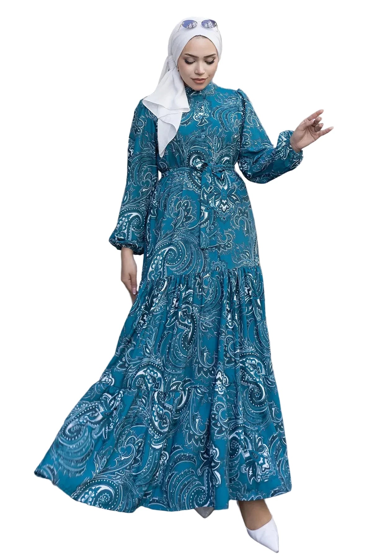 Mec Patterned Hijab Jessica Dress