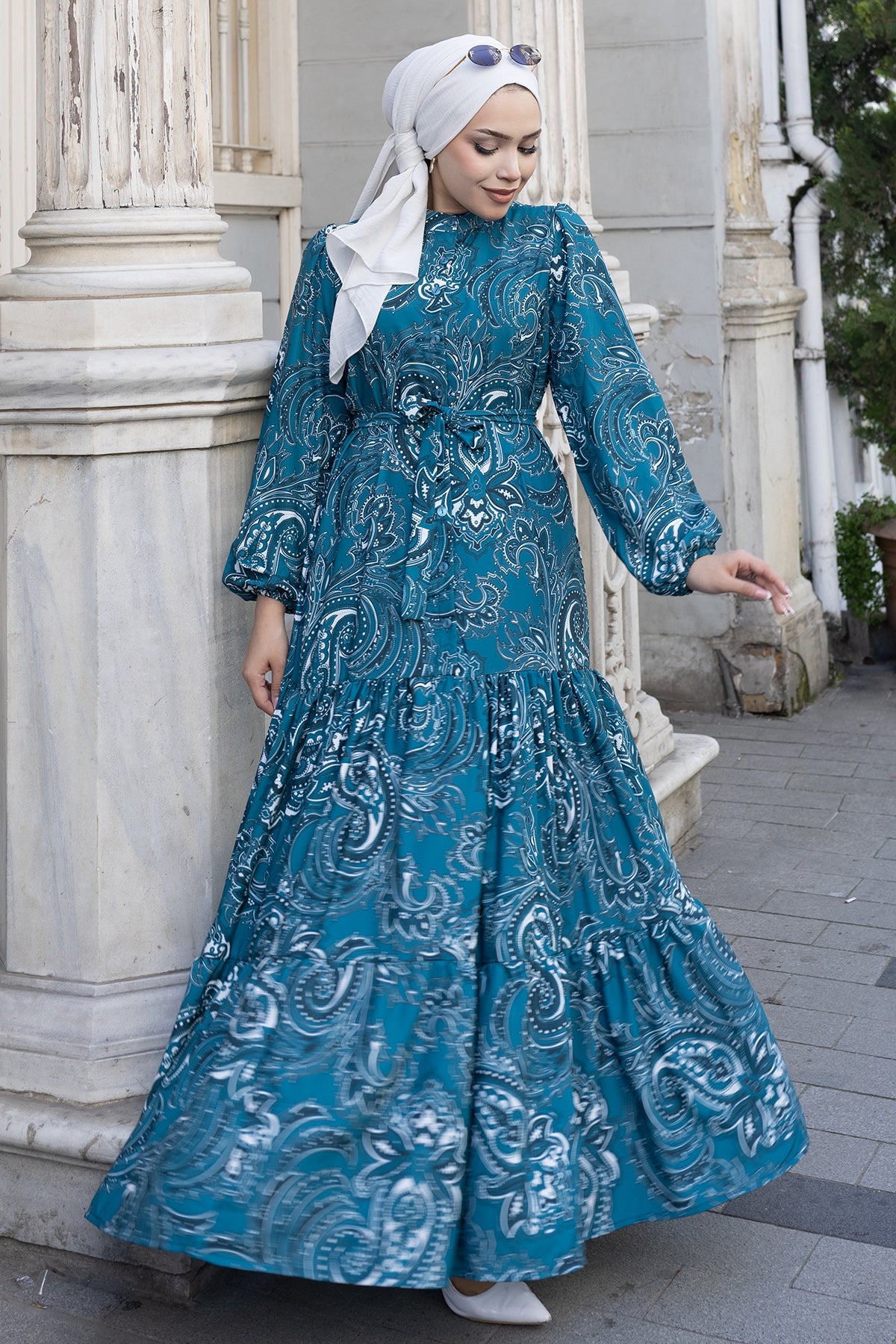Mec Patterned Hijab Jessica Dress