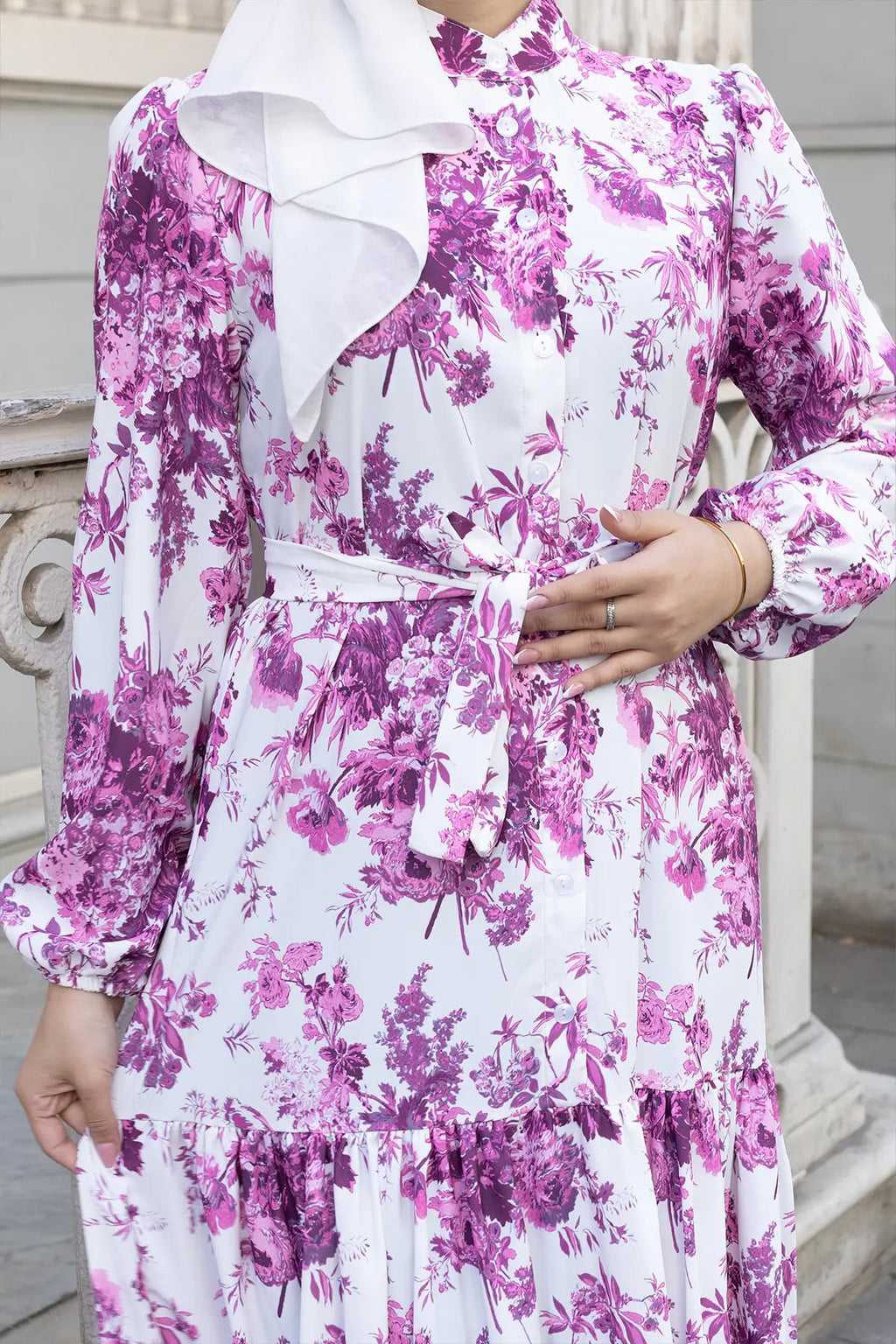Mec Patterned Hijab Jessica Dress