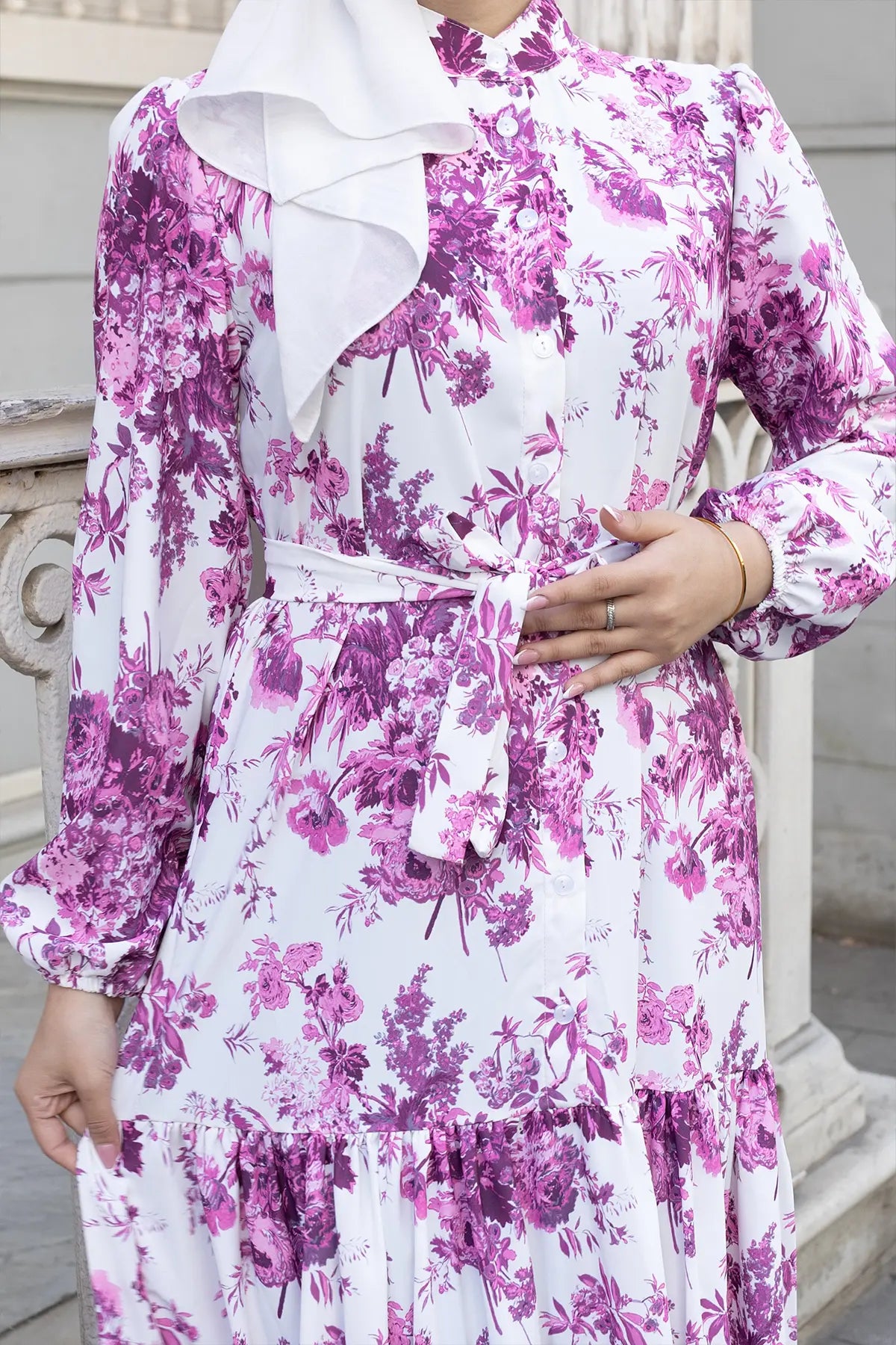 Mec Patterned Hijab Jessica Dress