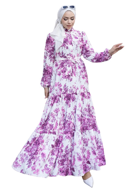Mec Patterned Hijab Jessica Dress