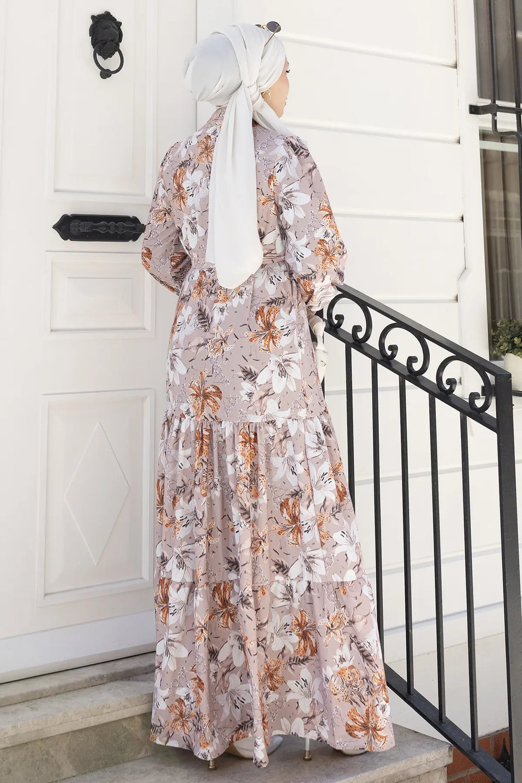 Mec Patterned Hijab Jessica Dress