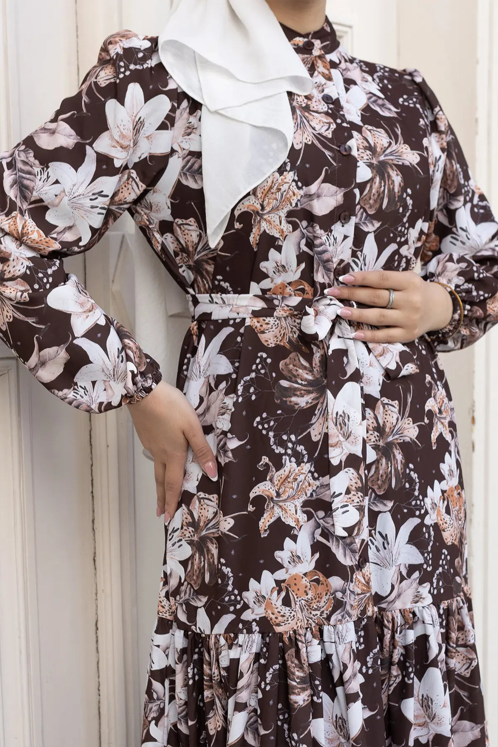 Mec Patterned Hijab Jessica Dress