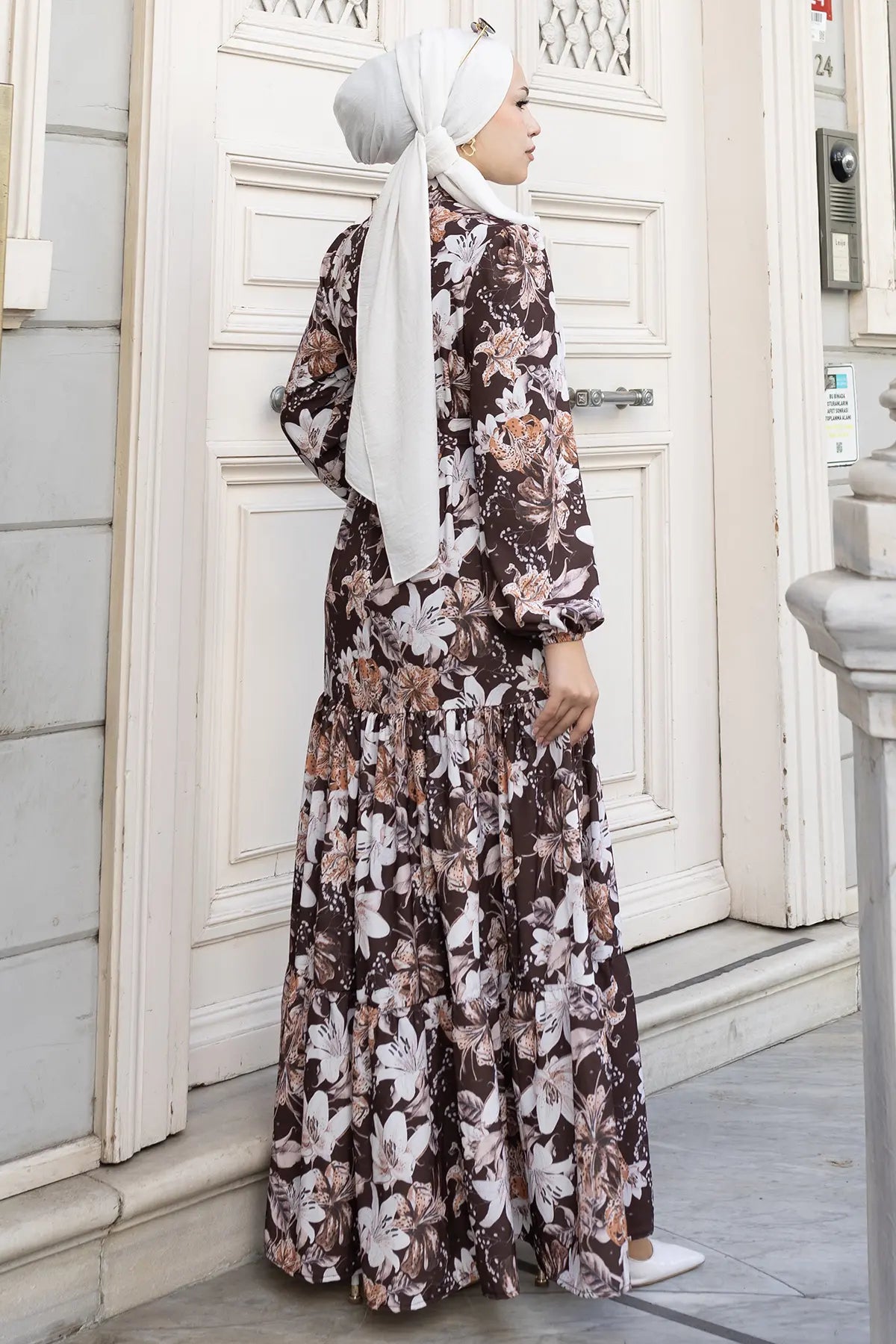 Mec Patterned Hijab Jessica Dress