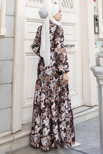 Mec Patterned Hijab Jessica Dress