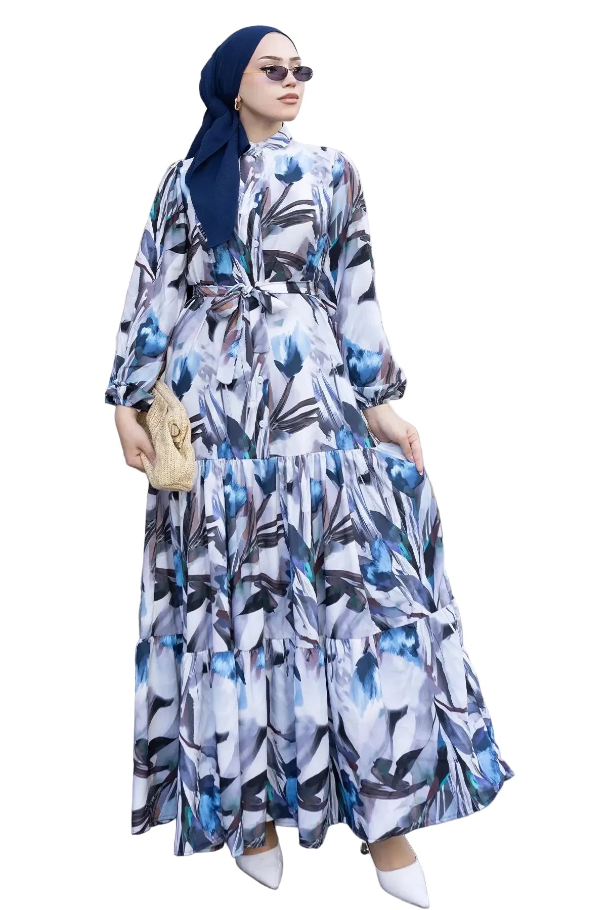 Mec Patterned Hijab Jessica Dress