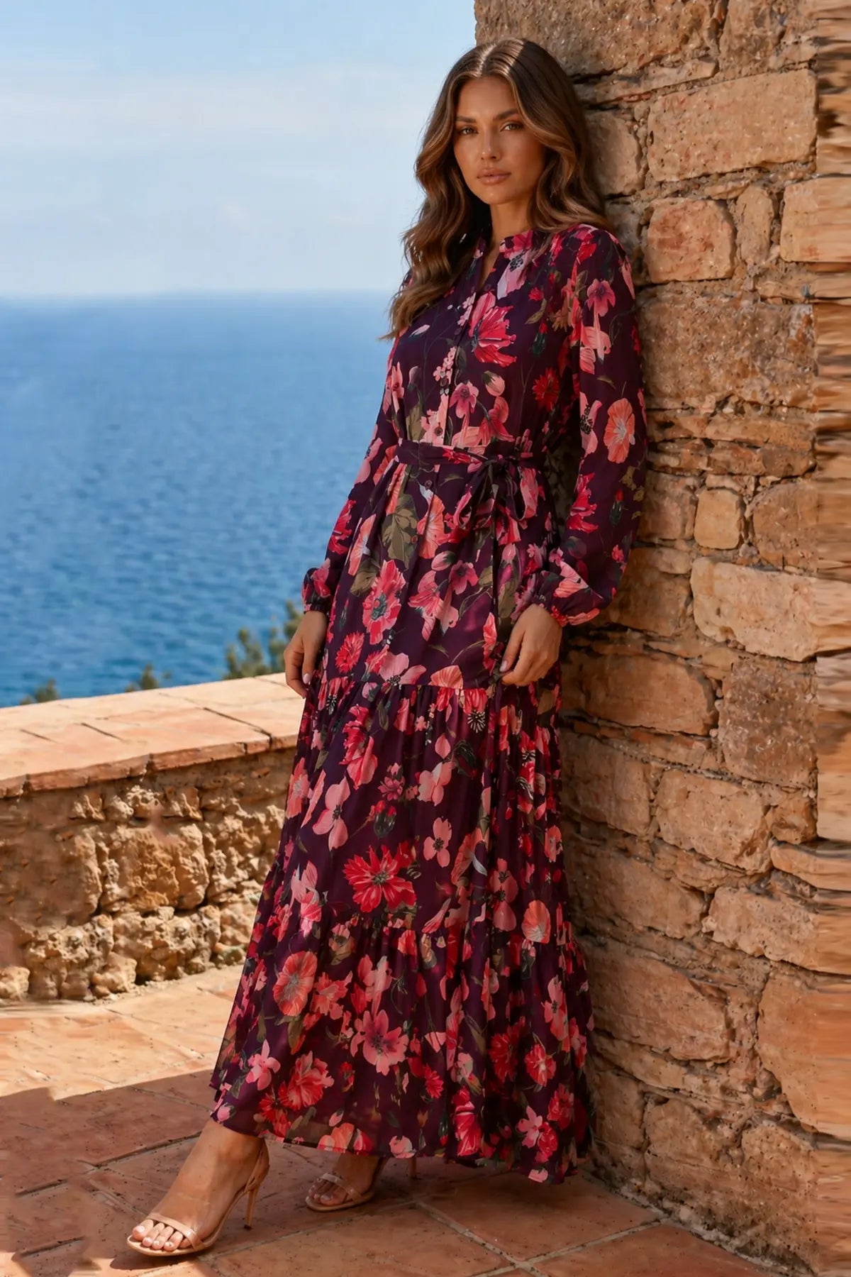 Mec Patterned Hijab Jessica Dress