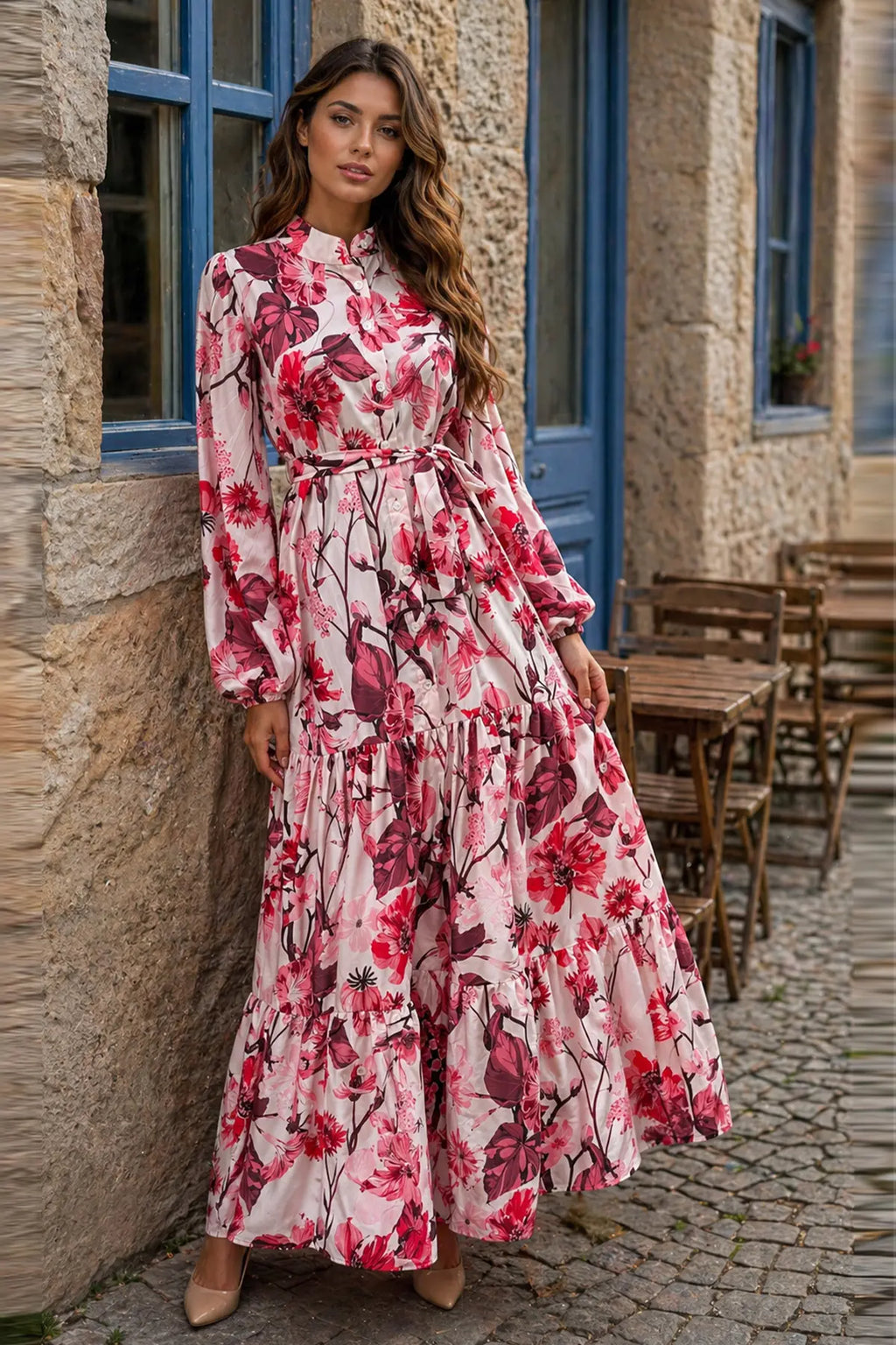 Mec Patterned Hijab Jessica Dress