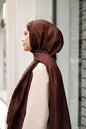 Mec Patterned Silky Jacquard Shawl