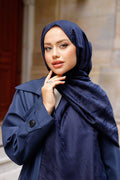 Mec Patterned Silky Jacquard Shawl
