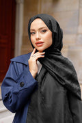 Mec Patterned Silky Jacquard Shawl