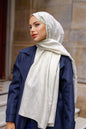 Mec Patterned Silky Jacquard Shawl