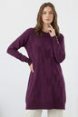 Patterned Tunic | Plum – NEOMODEST product image 1