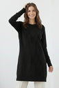 Patterned Tunic | Black – NEOMODEST product image 1