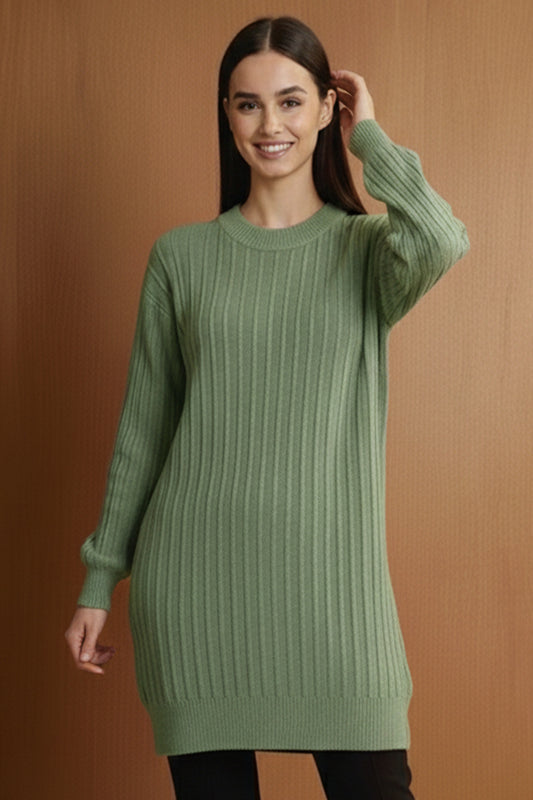 Patterned Tunic | Green – NEOMODEST product image 1