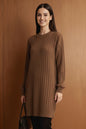 Patterned Tunic | Brown – NEOMODEST product image 1