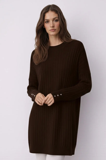 Patterned Tunic | Brown – NEOMODEST product image 2