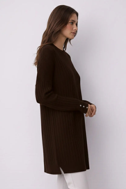 Patterned Tunic | Brown – NEOMODEST product image 3