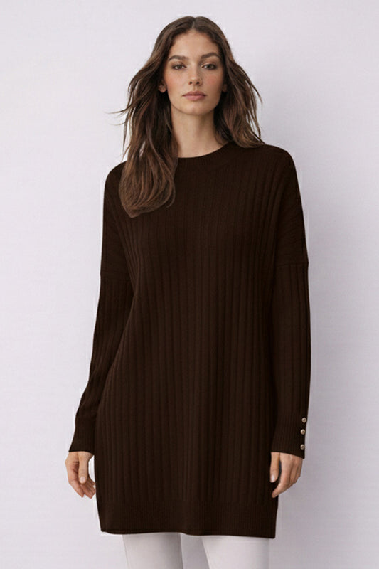 Patterned Tunic | Brown – NEOMODEST product image 1