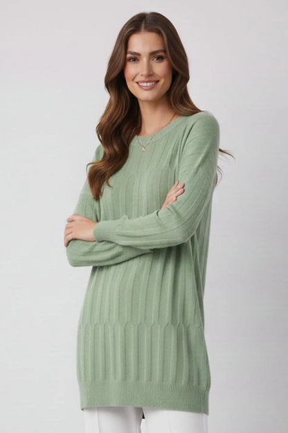 Patterned Tunic | Green – NEOMODEST product image 2