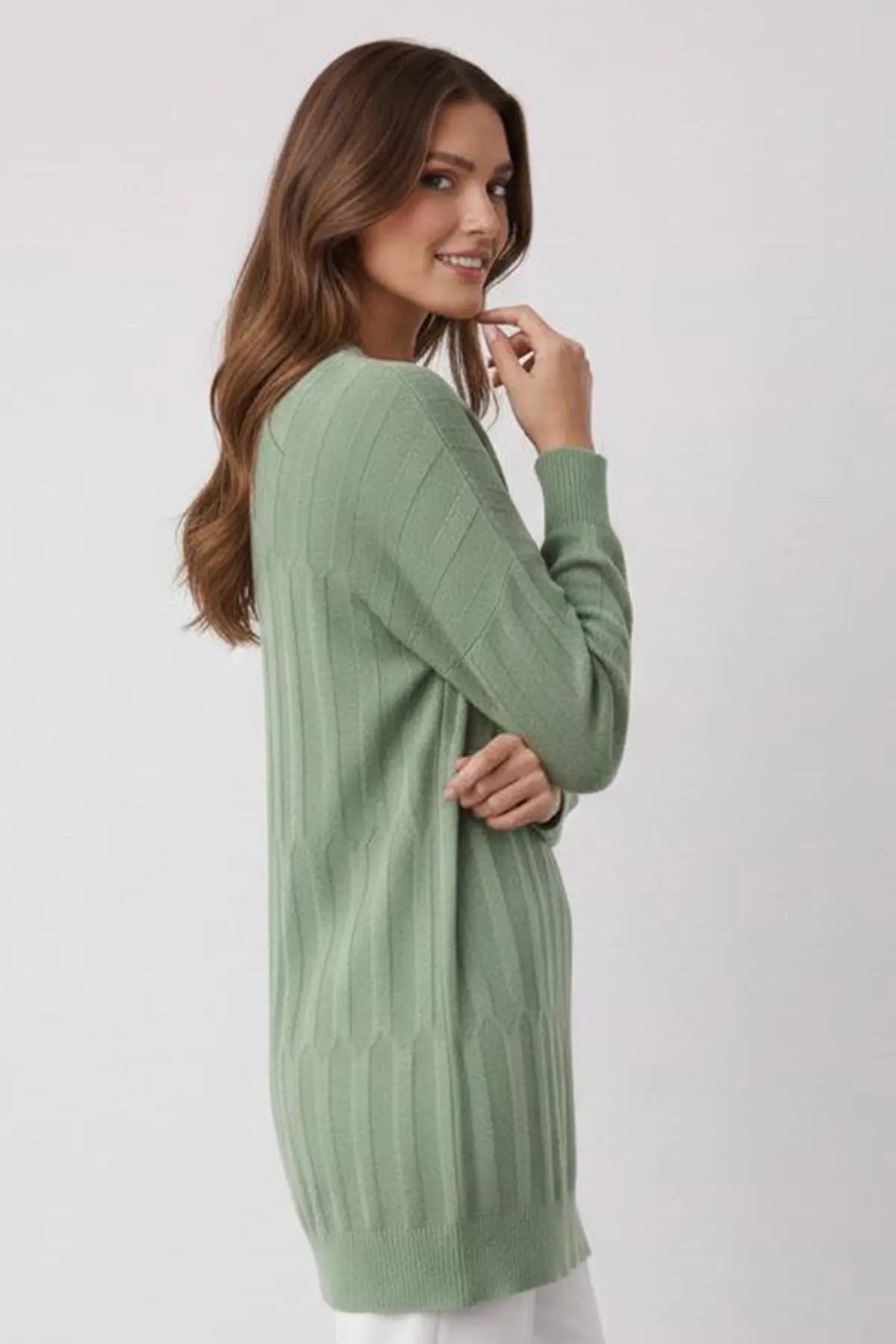 Patterned Tunic | Green – NEOMODEST product image 3