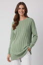 Patterned Tunic | Green – NEOMODEST product image 1