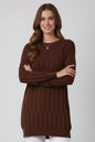 Patterned Tunic | Brown – NEOMODEST product image 1