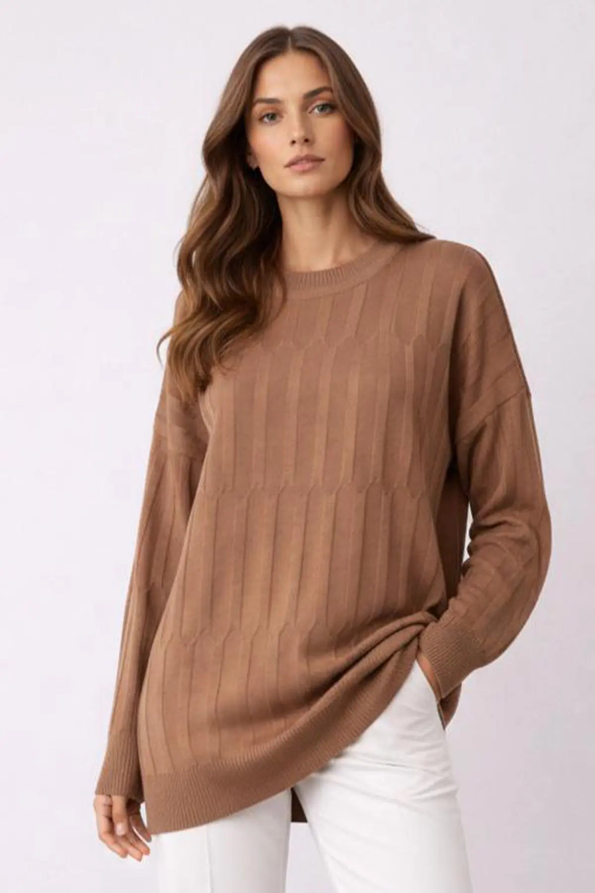 Patterned Tunic | Vison – NEOMODEST product image 3
