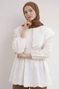 Peter Pan Collar Lace Tunic – NEOMODEST product image 1