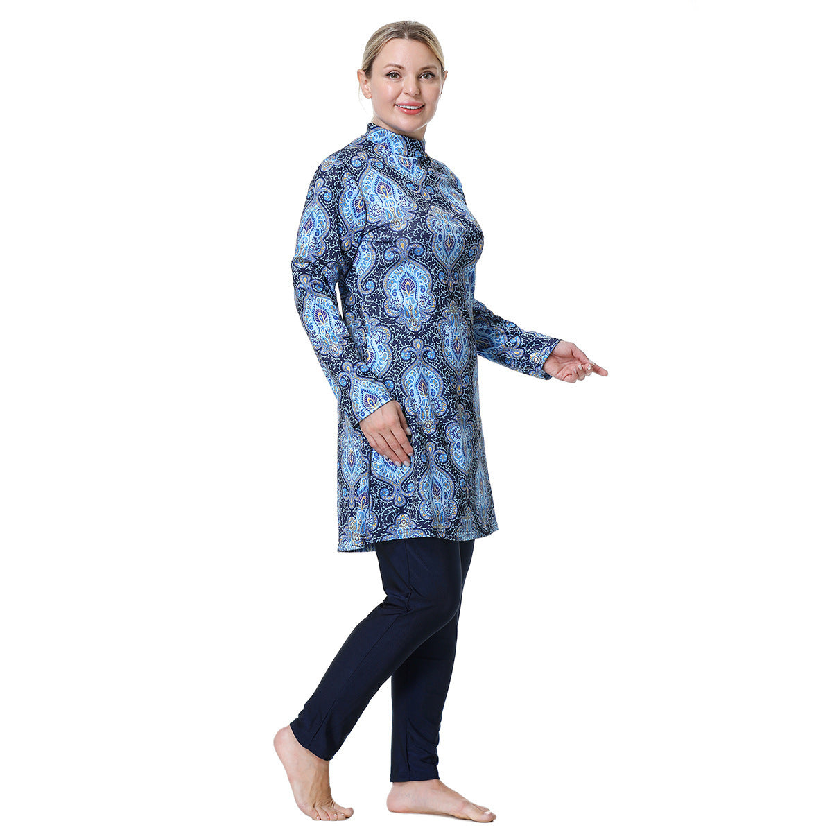 Plus Size Modest Swimwear Set 3-Pieces Swimsuit - Modest swimsuits