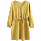 Plus Size Women’s Waist Dress - Dress