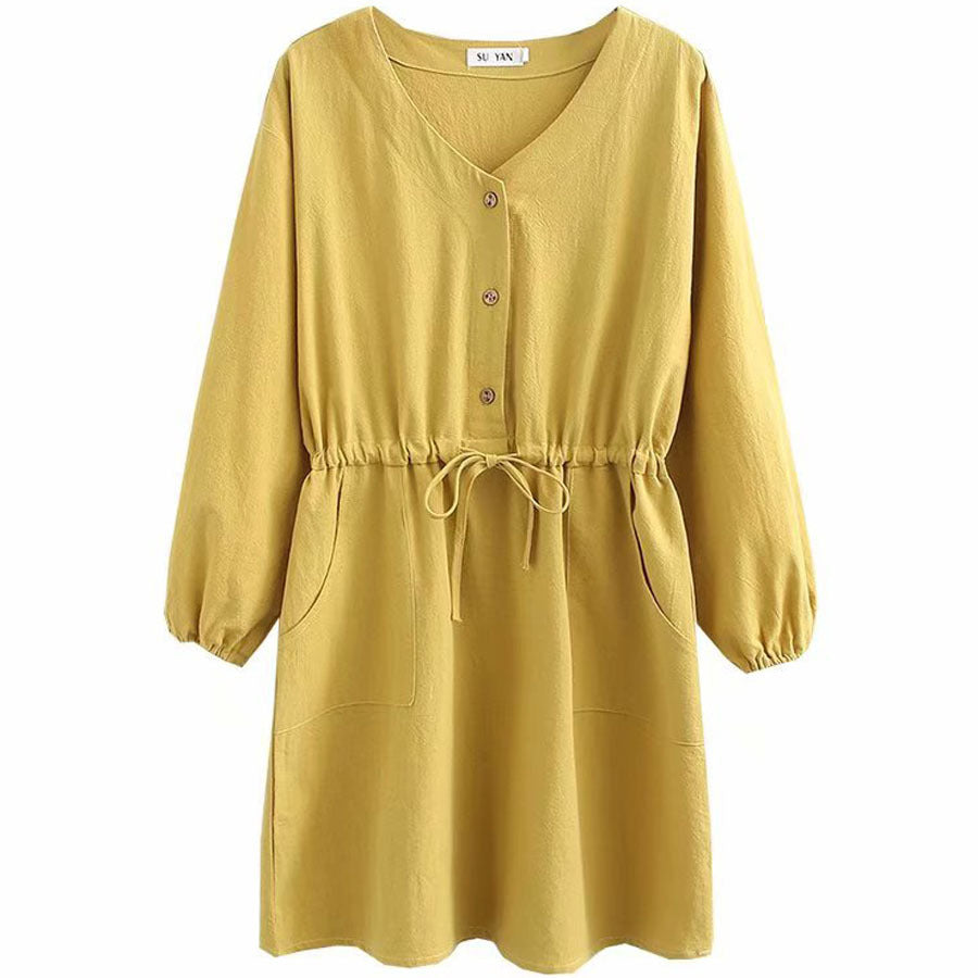 Plus Size Women’s Waist Dress - Dress