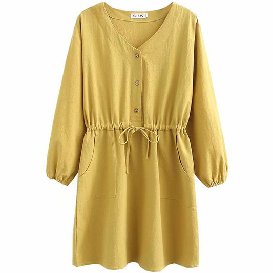 Plus Size Women’s Waist Dress - Dress