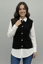 Pocket Knit Vest | Black – NEOMODEST product image 1