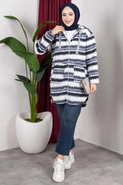 Polar Cape | Navy Blue – NEOMODEST product image 2