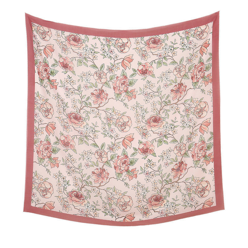 Printed Summer Scarf - 13color / 110X110cm