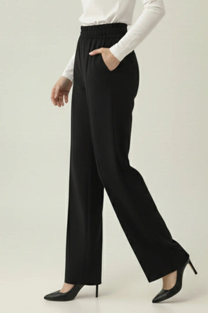 Puffy Scuba Pants | Black – NEOMODEST product image 2