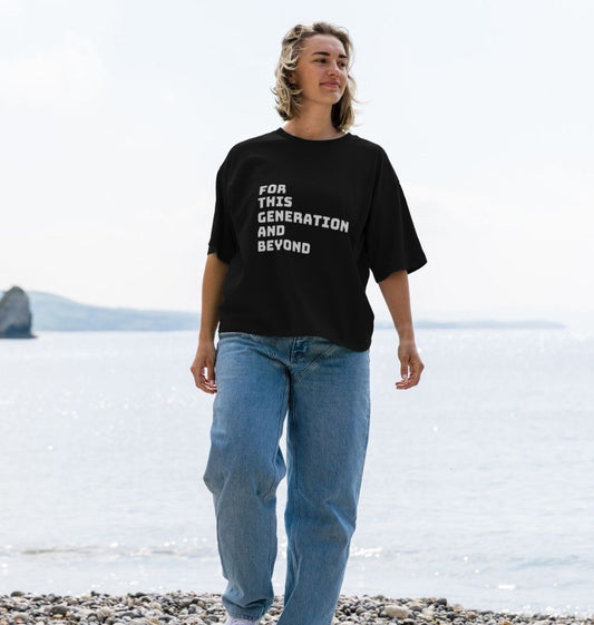 Oversized Slogan Tee